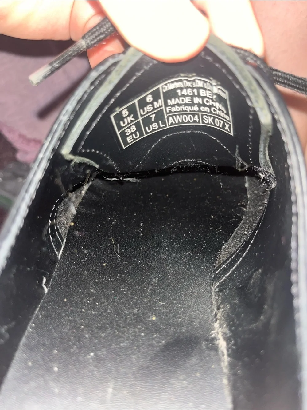 Dr. Martens Bex Oxfords Black Leather Platform